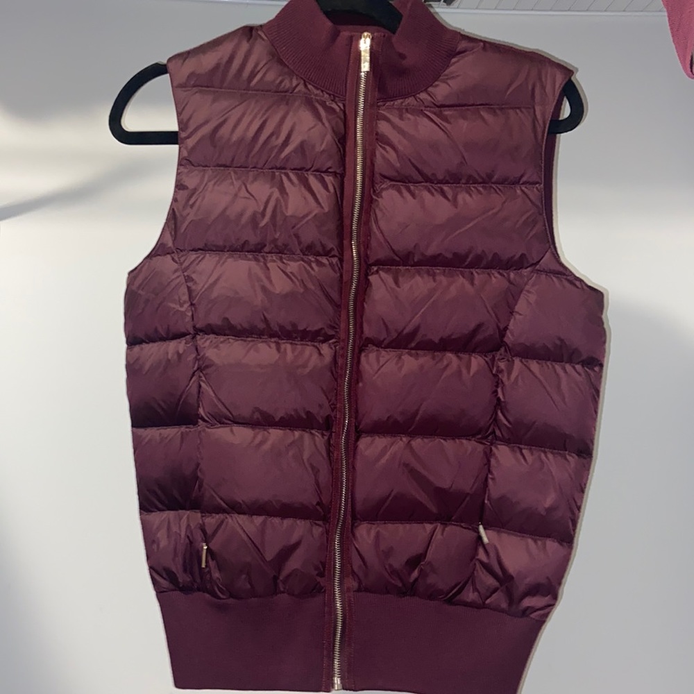 Maroon Ted Baker Puffer vest